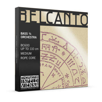 Imagen de Thomastik Belcanto Double Bass 3/4 medium Orchestra tuning String Set
