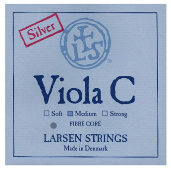 Imagen de Larsen Original Viola C - Do Medium Fibre Core Silver