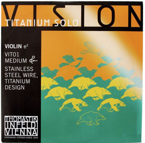 Imagen de Thomastik  Violin Vision Titanium Solo E -Mi  String 4/4 medium